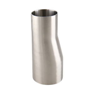 Eccentric reducer 2.5x2 butt weld 316L 5.5" OAL 20Ra inner diameter 32Ra outer diameter BPE SF1