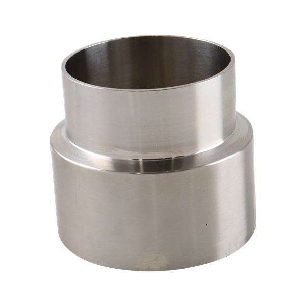 Concentric Reducer, 3-inch to 2.5-inch butt weld connection, made of 316L stainless steel, with a 2.625-inch overall length, 20RA inner diameter, and 32RA outer diameter, compliant with SF1 BPE standards.