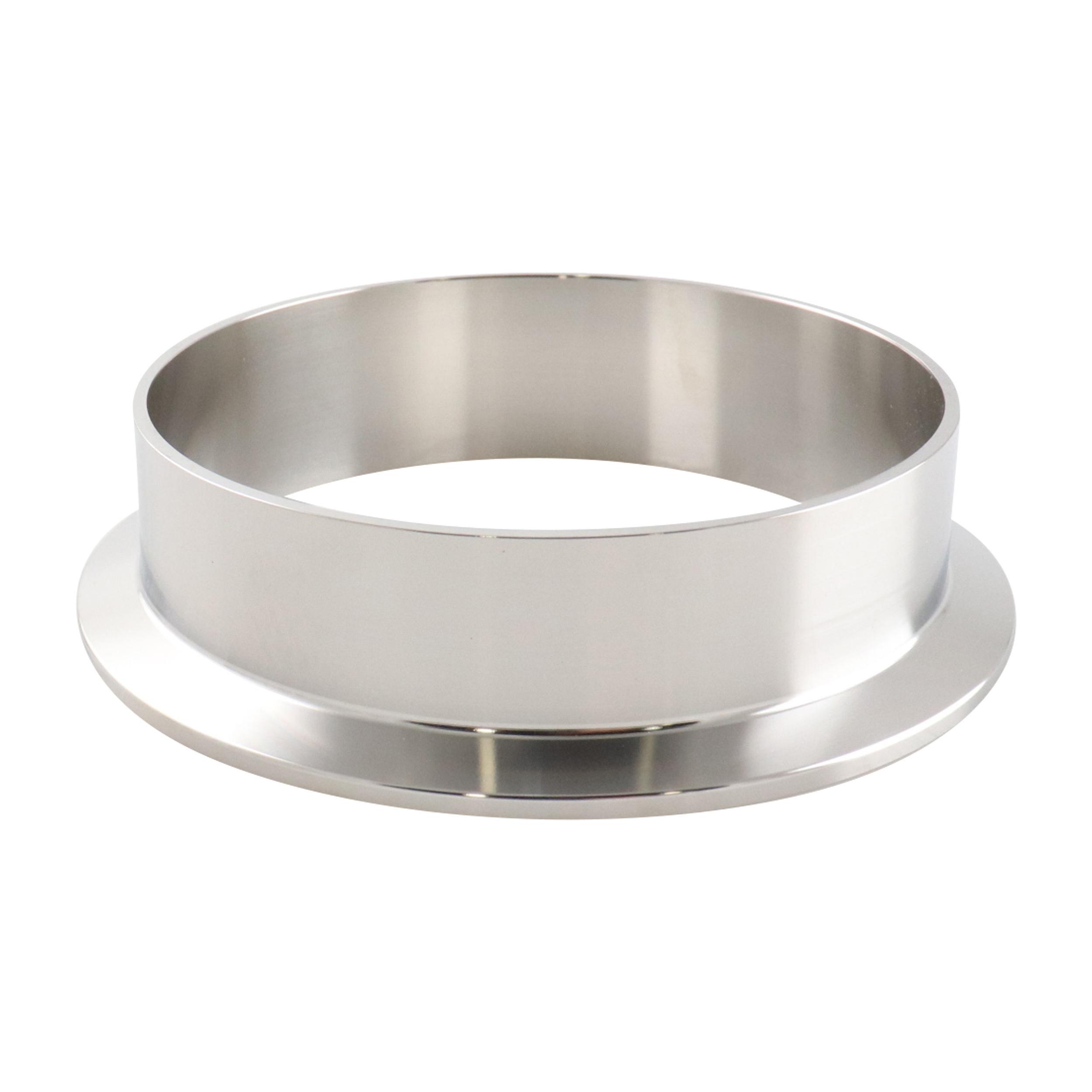 ferrule, 4-inch Tri-Clamp, made from 316L stainless steel, with 1.125-inch overall length, 20RA interior and 32RA exterior surface finish, SF1 BPE compliant
