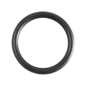 O-ring, size #214, made of black Buna material.
