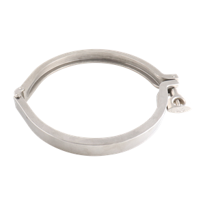 heavy-duty two-piece clamp, 8-inch Tri-Clamp, with double pin design, made from 304 stainless steel