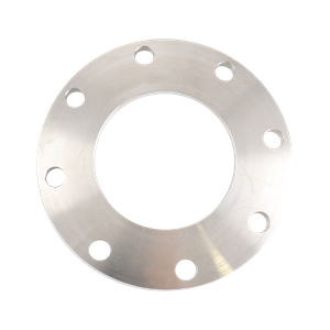 flange slip-on back-up, 4-inch tube OD, made from 304 stainless steel, with 125# and 150# bolt pattern

