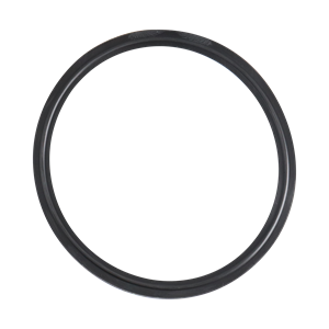 Flanged gasket for 6-inch tri-clamp connections, made of EPDM material, USP Class VI compliant.