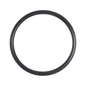 Gasket, flanged, for 6-inch tri-clamp connection, made of Buna material.