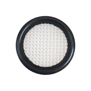Screen gasket for a 1.5-inch tri-clamp connection, made from Buna material, with a 10-mesh design.