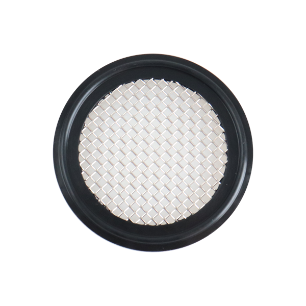 Screen gasket for a 1.5-inch tri-clamp connection, made from Buna material, with a 10-mesh design.