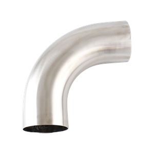 90 degree elbow 4" butt weld, 316L, 15Ra EP ID only, SF4 BPE