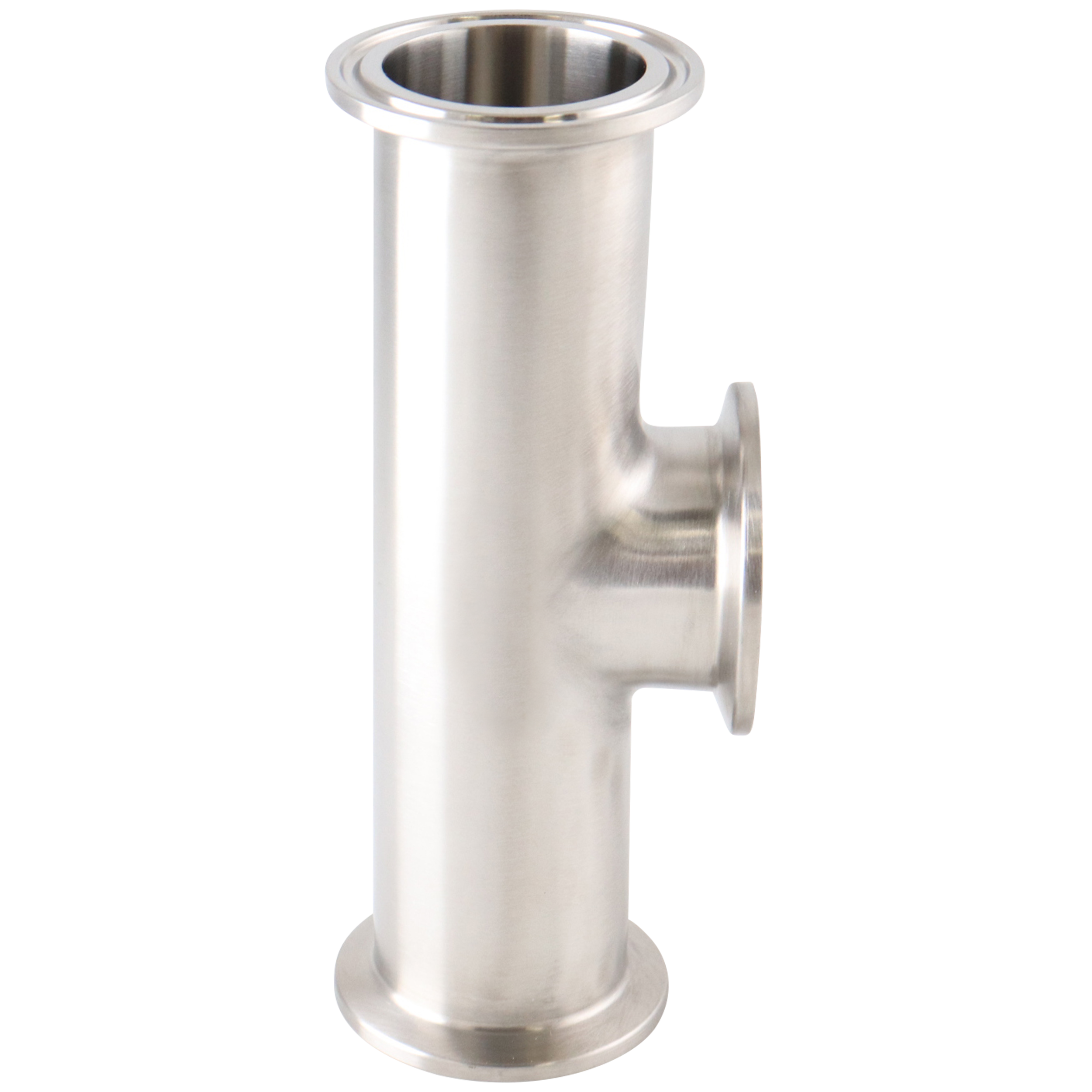 short outlet tee, 1-inch Tri-Clamp, made from 316L stainless steel, with 20RA interior and 32RA exterior surface finish, SF1 BPE compliant
