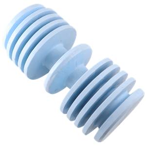 Product recovery pig 3" 8 wiper silicone standard
