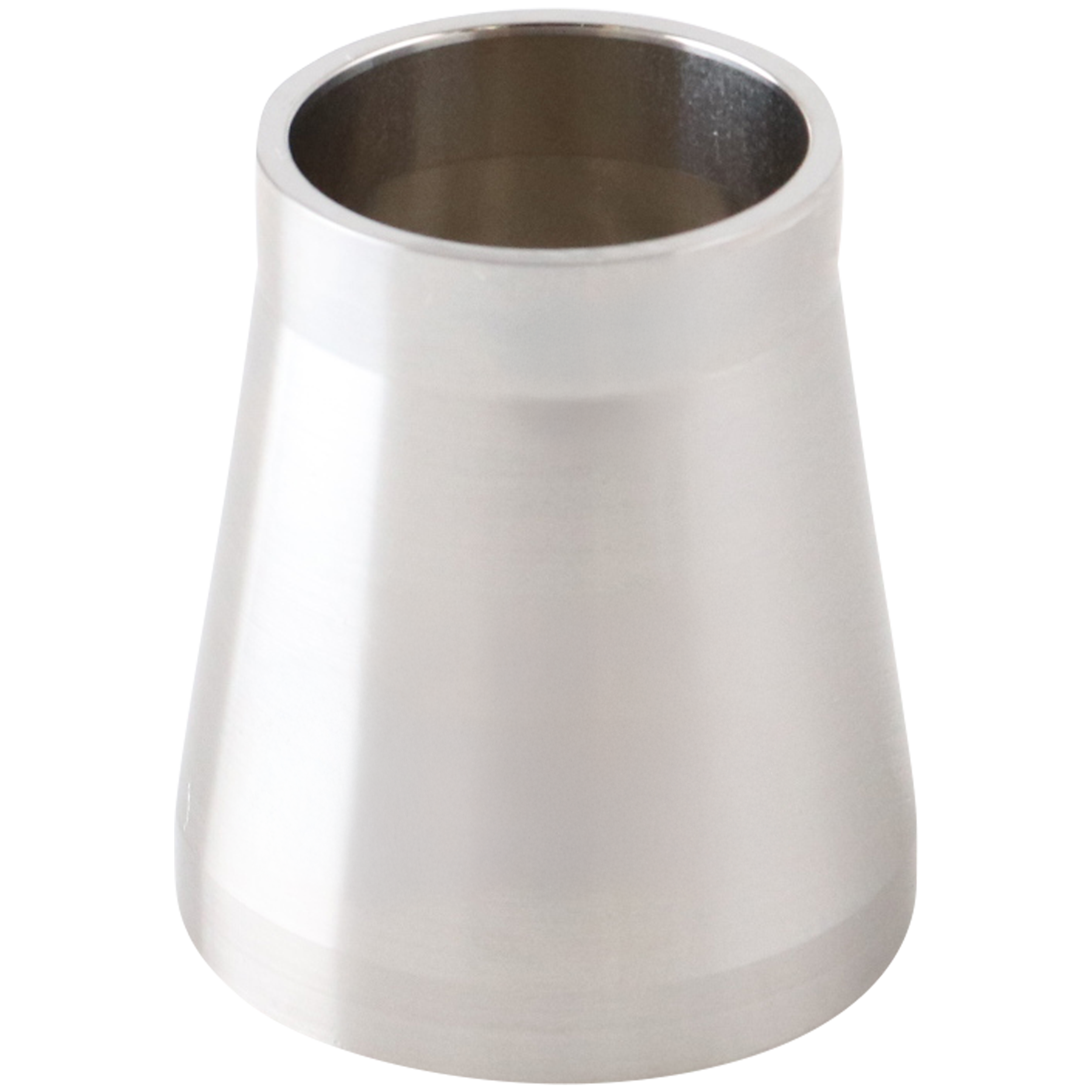 adapter, 1-inch Schedule 10 pipe to 1-inch butt-weld tube, made from 316L stainless steel, with 1.5-inch overall length
