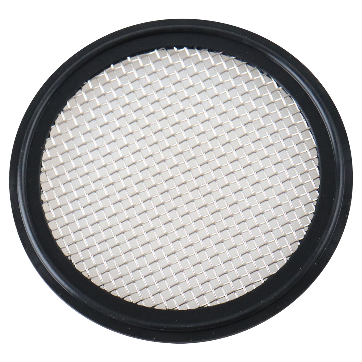 Screen gasket for a 3-inch tri-clamp connection, made of EPDM, USP Class VI compliant, with a 10-mesh configuration.