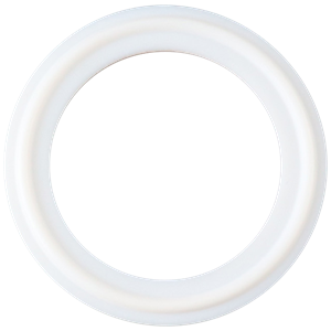 1.5-inch Tri-Clamp gasket, made from Teflon, compliant with USP Class VI standards