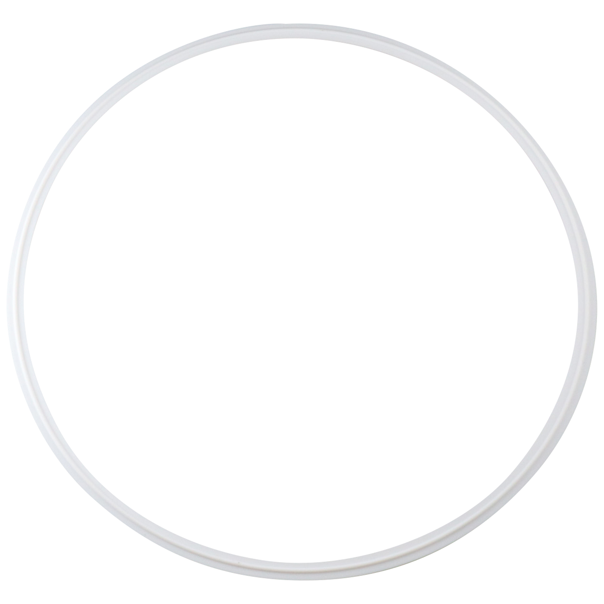 Gasket for 12-inch tri-clamp connections, made from Teflon, USP Class VI compliant.