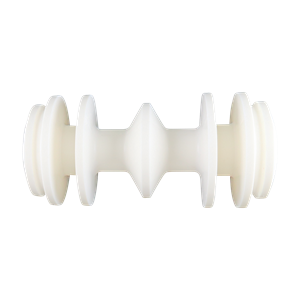 Product recovery pig for 4-inch lines, featuring 4 urethane wipers in the standard configuration.