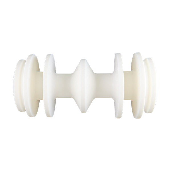 Product recovery pig for 4-inch lines, featuring 4 urethane wipers in the standard configuration.