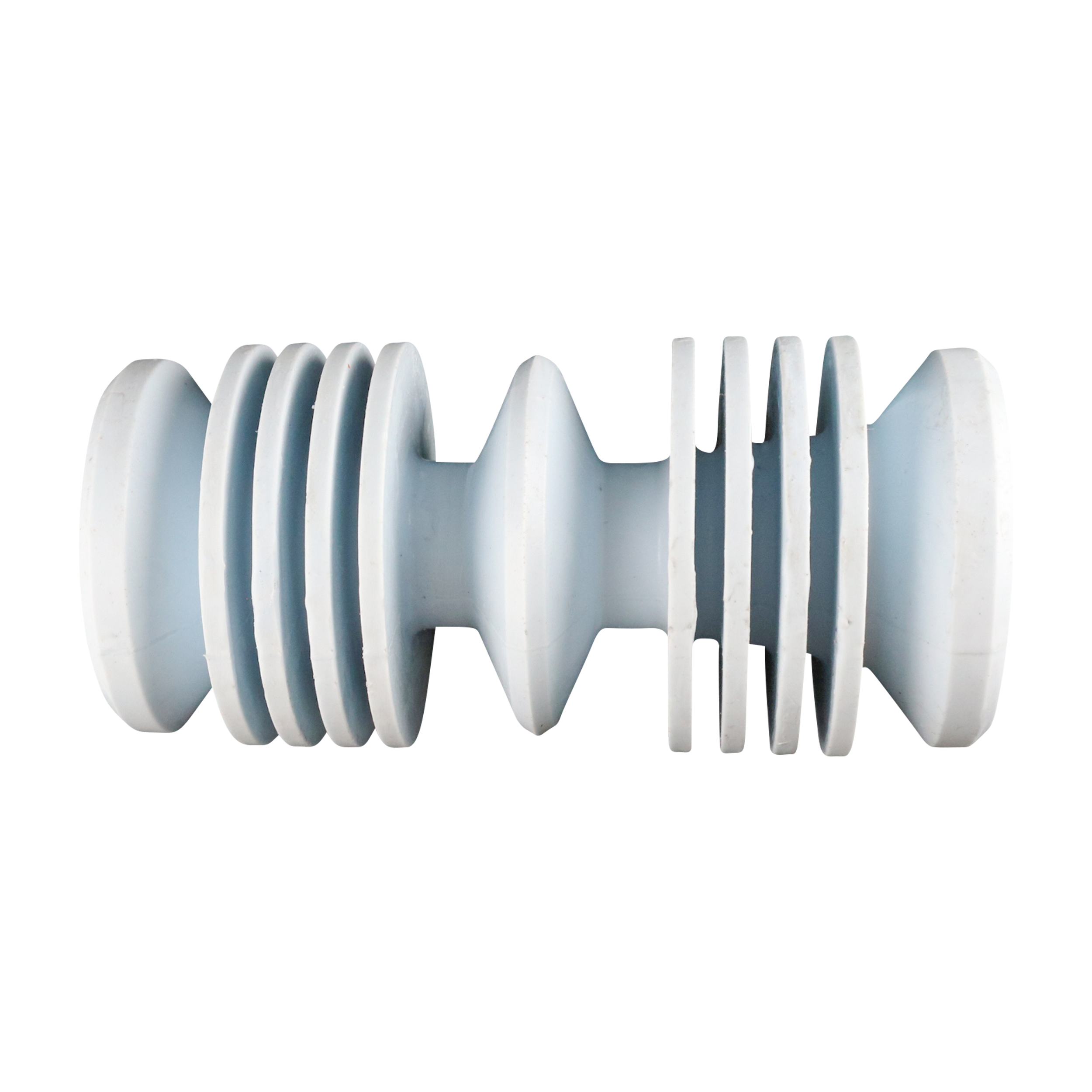 Product recovery pig, 2.5 inches, with 8 silicone-detectable wipers.