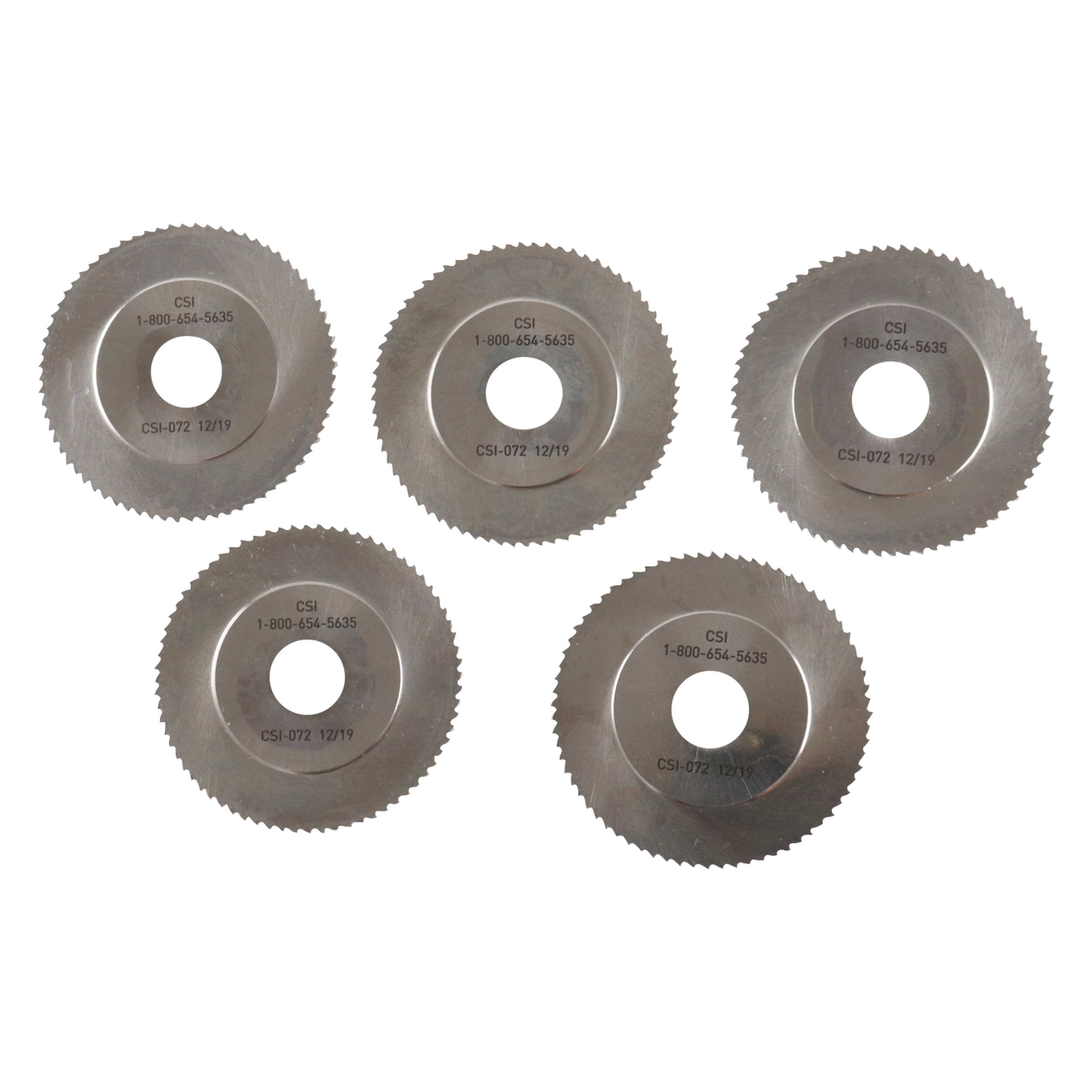 circular saw blade, HSS-E/M35 material, 68 x 1.6 x 16 mm, 72BW teeth, designed for cutting tubes and pipes with wall thicknesses of 0.030–0.125 inches, compatible with Georg Fischer and Axxair saws