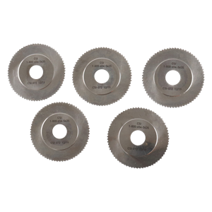 circular saw blade, HSS-E/M35 material, 68 x 1.6 x 16 mm, 72BW teeth, designed for cutting tubes and pipes with wall thicknesses of 0.030–0.125 inches, compatible with Georg Fischer and Axxair saws