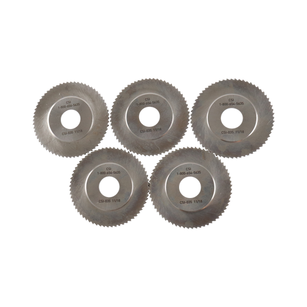 circular saw blade made of HSS-E/M35 material, 63 x 1.6 x 16 mm dimensions, 64BW teeth, designed for cutting tubes and pipes with wall thicknesses of 0.030–0.125 inches, compatible with Georg Fischer and Axxair saws
