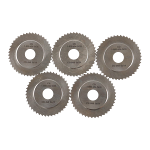 circular saw blade made of HSS-E/M35 material, 68 x 1.6 x 16 mm dimensions, 44BW teeth, designed for cutting tubes and pipes with wall thicknesses of 0.060–0.20 inches, compatible with Georg Fischer and Axxair saws