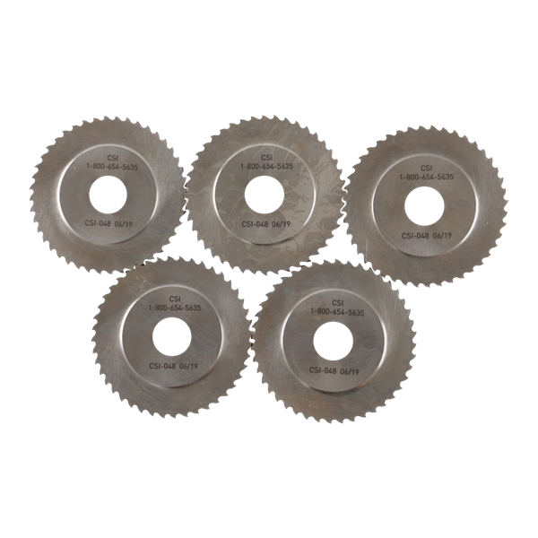circular saw blade made of HSS-E/M35 material, 68 x 1.6 x 16 mm dimensions, 44BW teeth, designed for cutting tubes and pipes with wall thicknesses of 0.060–0.20 inches, compatible with Georg Fischer and Axxair saws