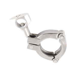 clamp three-segment clamp, compatible with 1-inch and 1.5-inch Tri-Clamp connections, made from 304 stainless steel