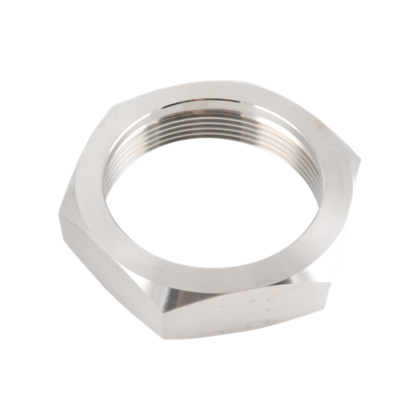 Hex nut with an Acme thread, designed for BS, JP, DC, APC, and APV connections, 4-inch size, made from 304 stainless steel.