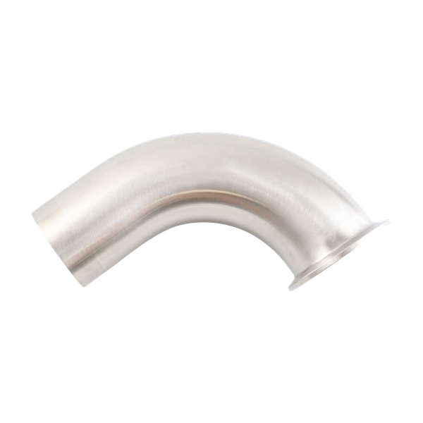 92 degree elbow 1.5" tri-clamp x butt weld 316L 20Ra inner diameter 32Ra outer diameter BPE SF1