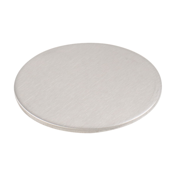 Flat cap 2" pipe 12ga 304 2.375" dia