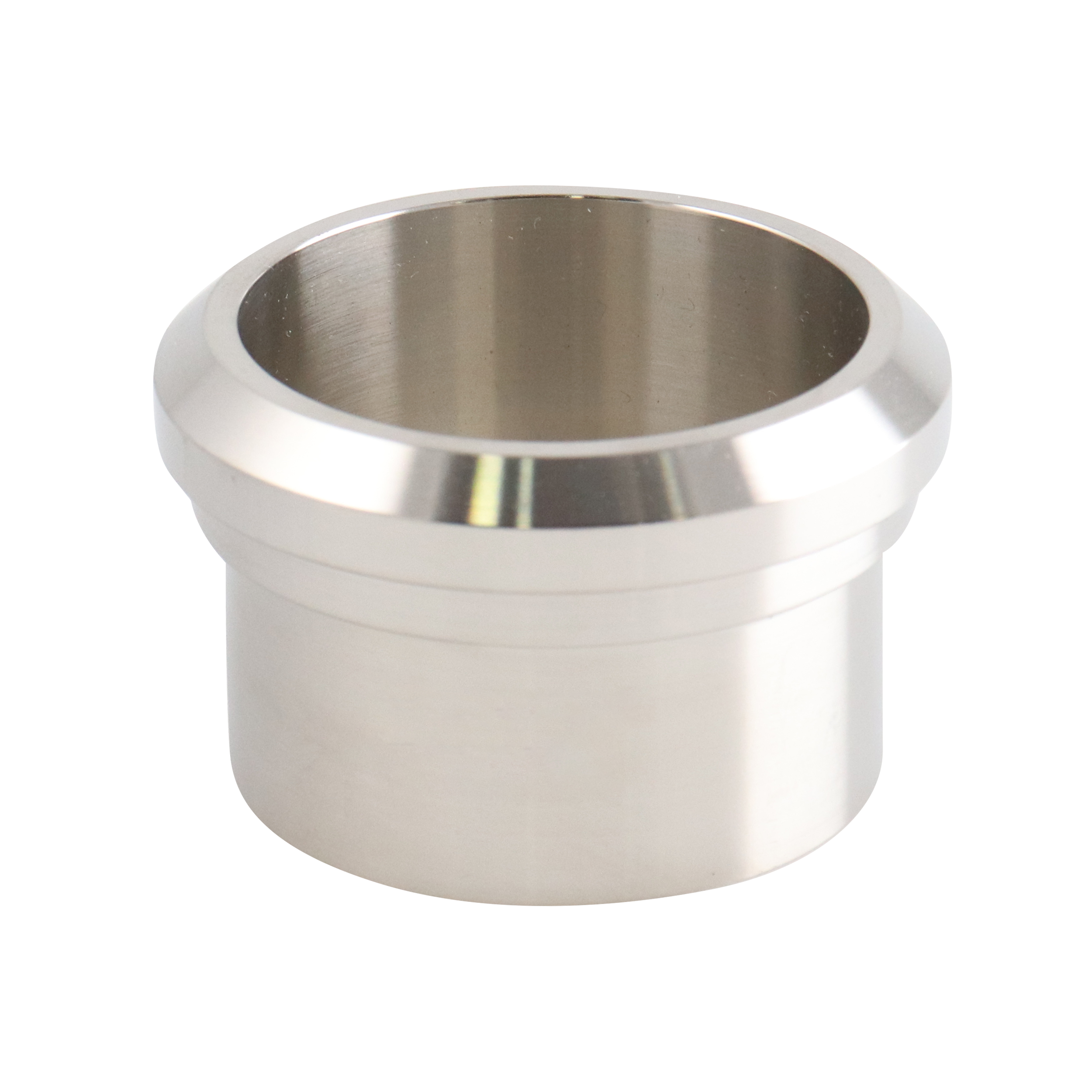 Ferrule, 1.5-inch plain British Standard DC connection, made of 304 stainless steel, with a 1.5-inch overall length and a 32RA inner and outer diameter finish.