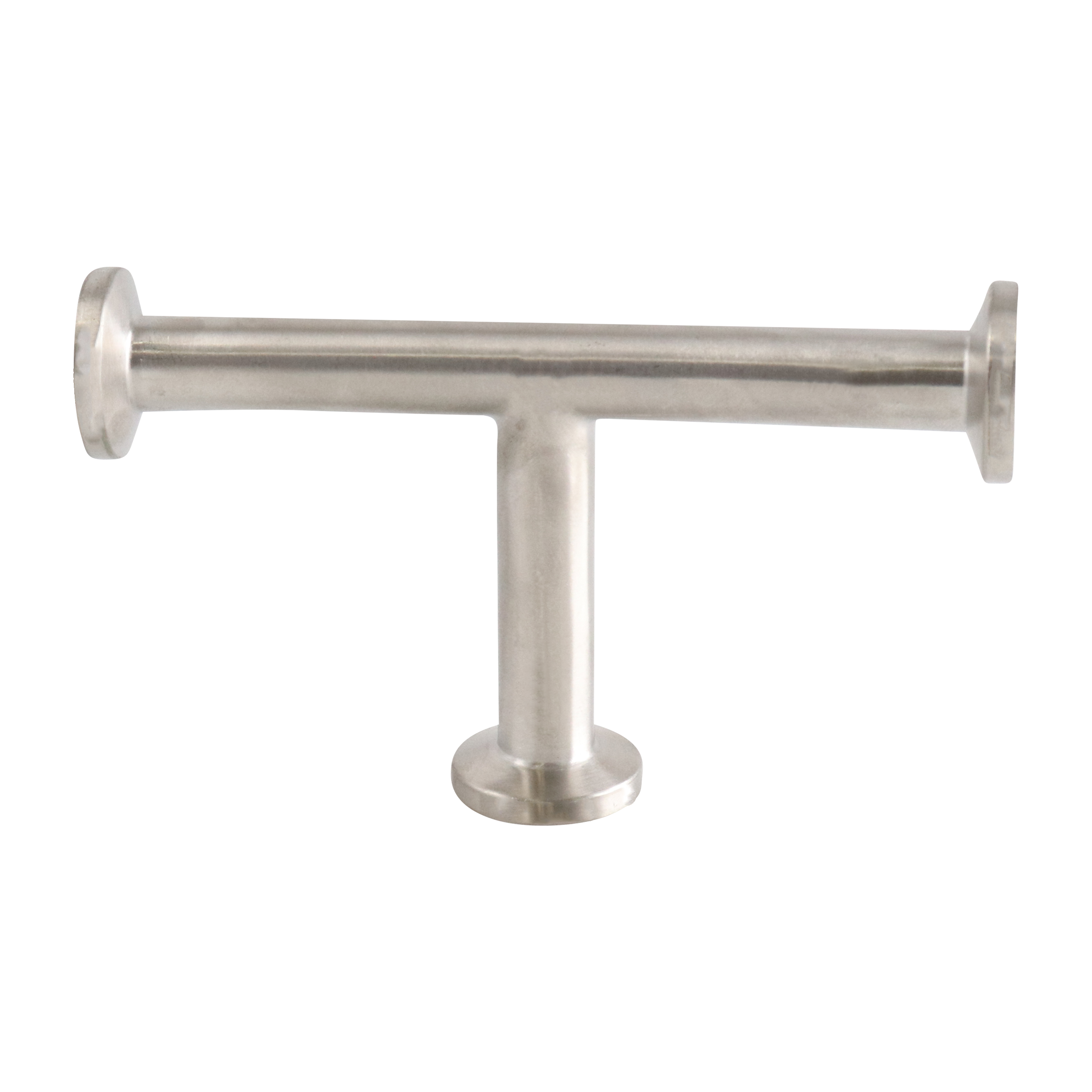 tee, 0.5-inch Tri-Clamp, made from 316L stainless steel, with 20RA interior and 32RA exterior surface finish, SF1 BPE compliant
