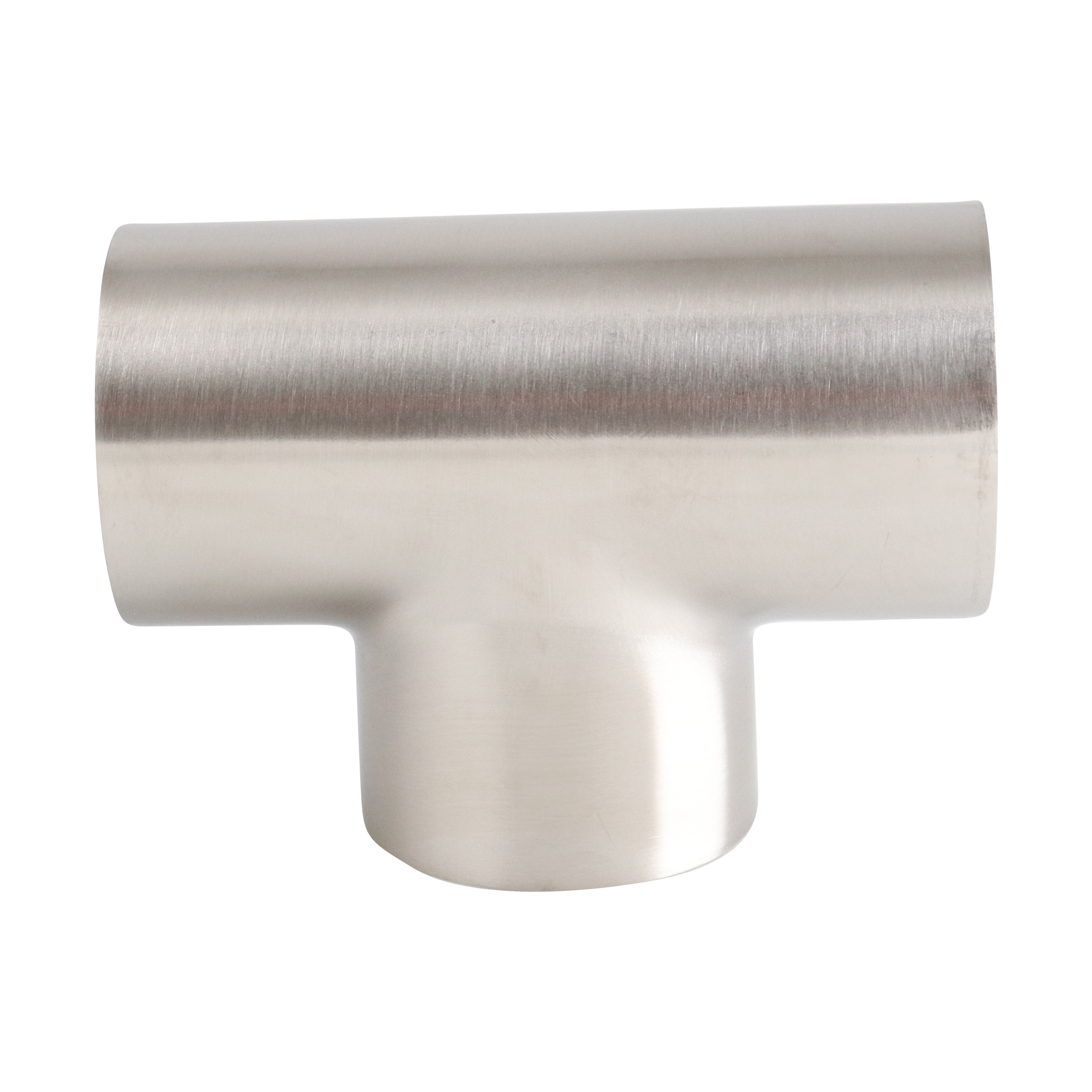 Short tee, 1.5-inch butt weld connection, made of 304 stainless steel, with a 32RA inner diameter and 32RA outer diameter.