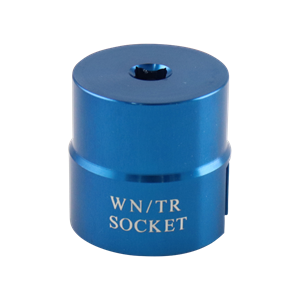 Wing nut socket: Blue Rubber Fab product.