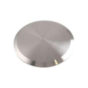 Cap for 10-inch tri-clamp connection, made from 316L stainless steel, with a 32RA internal and outer finish.