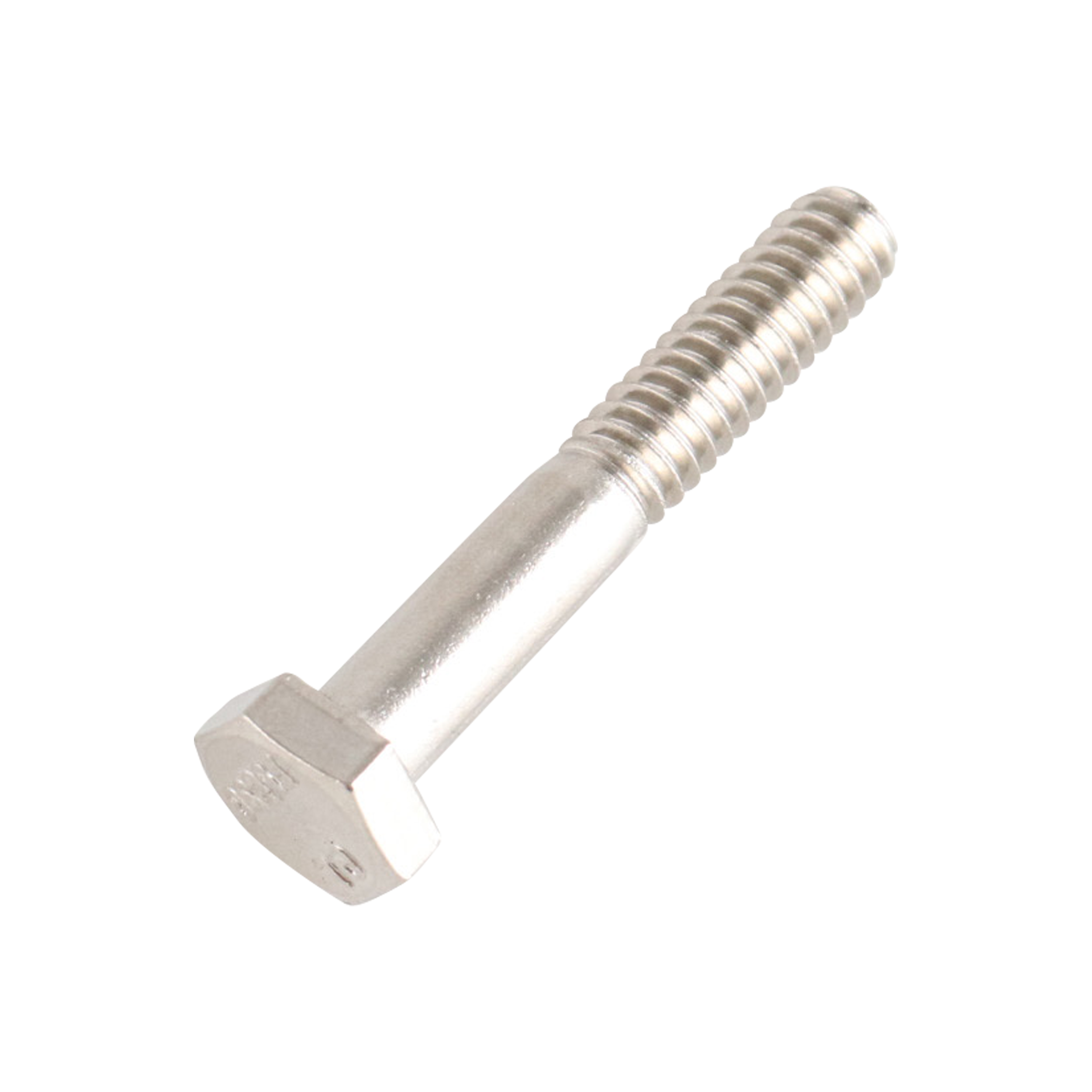Hex bolt for Group 3 applications, made from durable 304 stainless steel