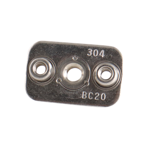 hanging plate for Group 3 tube support, made from 304 stainless steel
