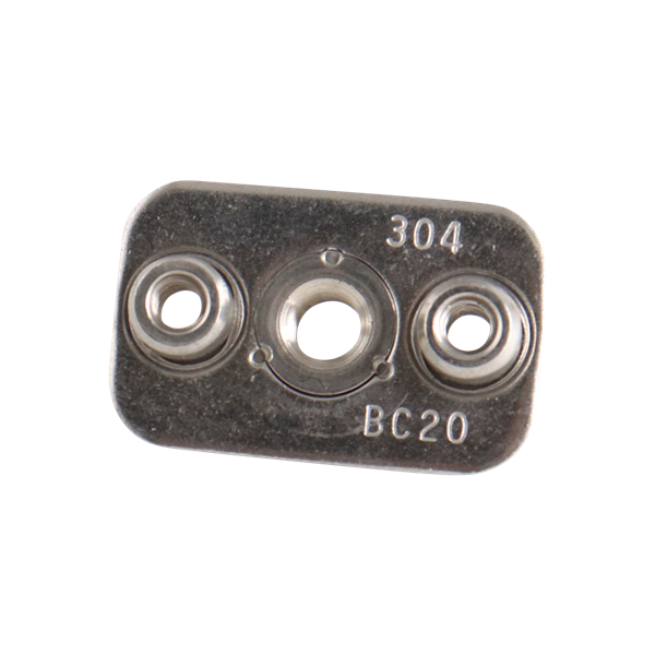 hanging plate for Group 3 tube support, made from 304 stainless steel