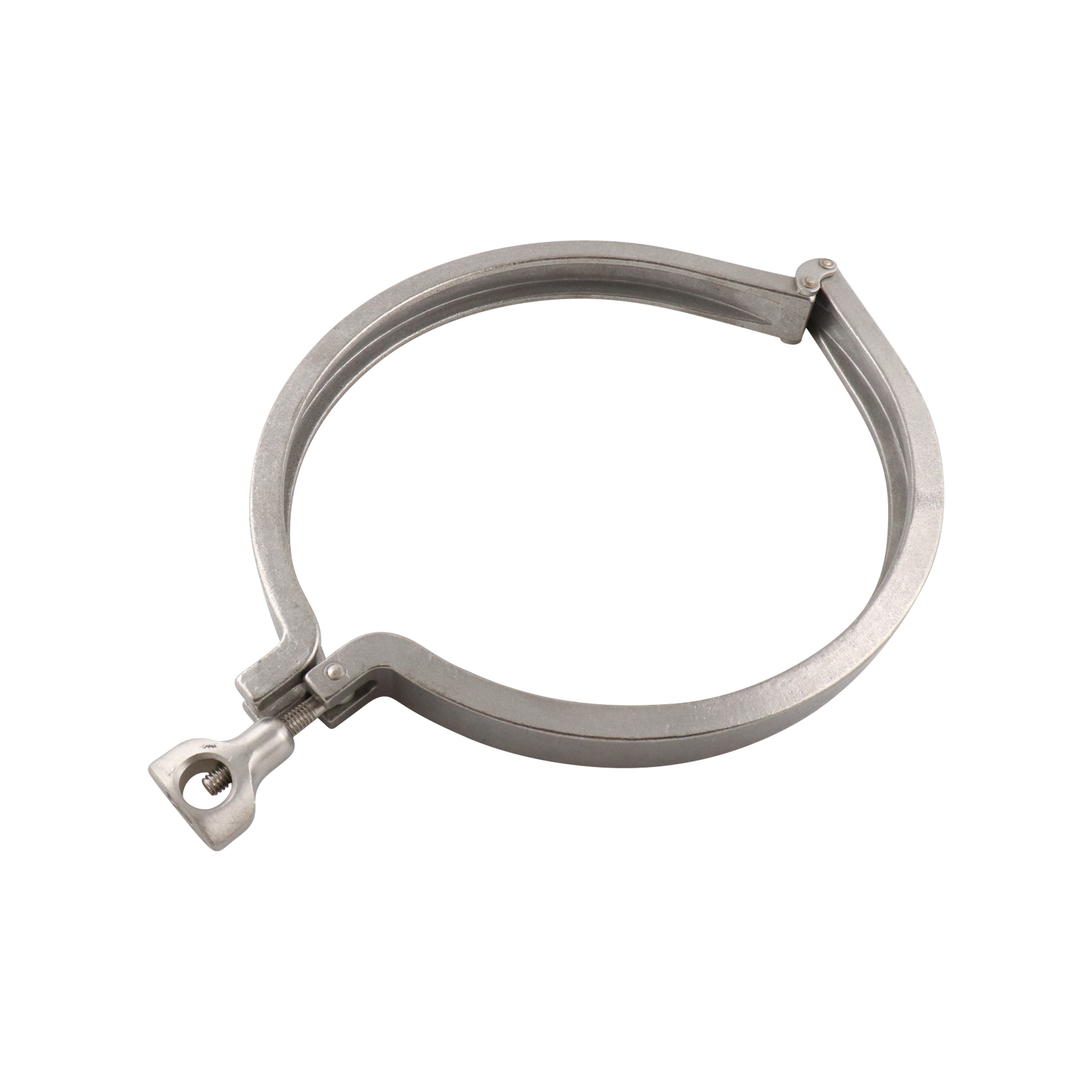 Casing clamp assembly, constructed from 304 stainless steel, designed for secure and reliable operation.