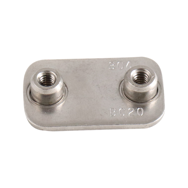 weld plate for Group 3 tube support, made from 304 stainless steel