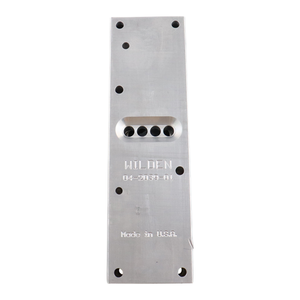Air valve assembly designed for PS4 and PS15 Wilden pumps.