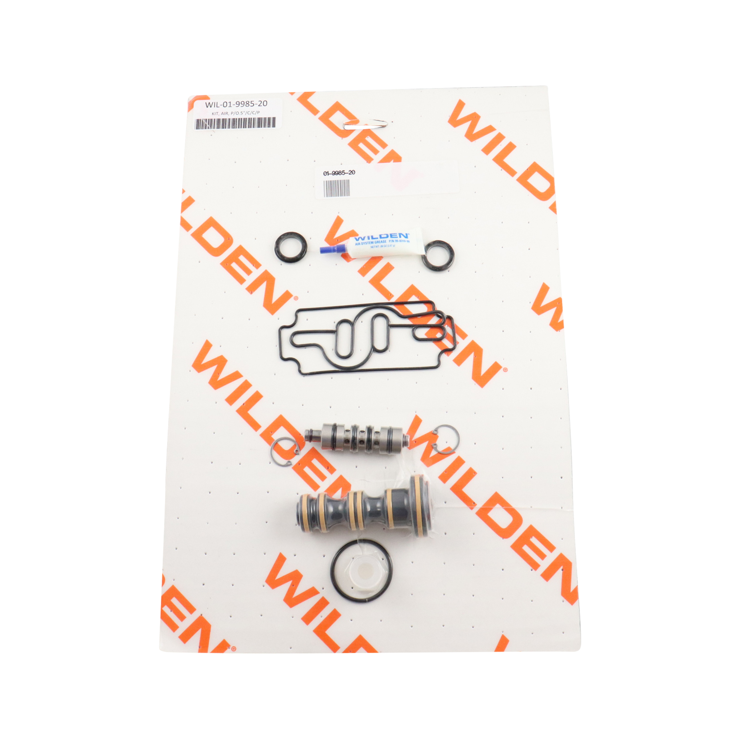 repair kit, air-operated, for 0.5-inch combo plastic Wilden pumps