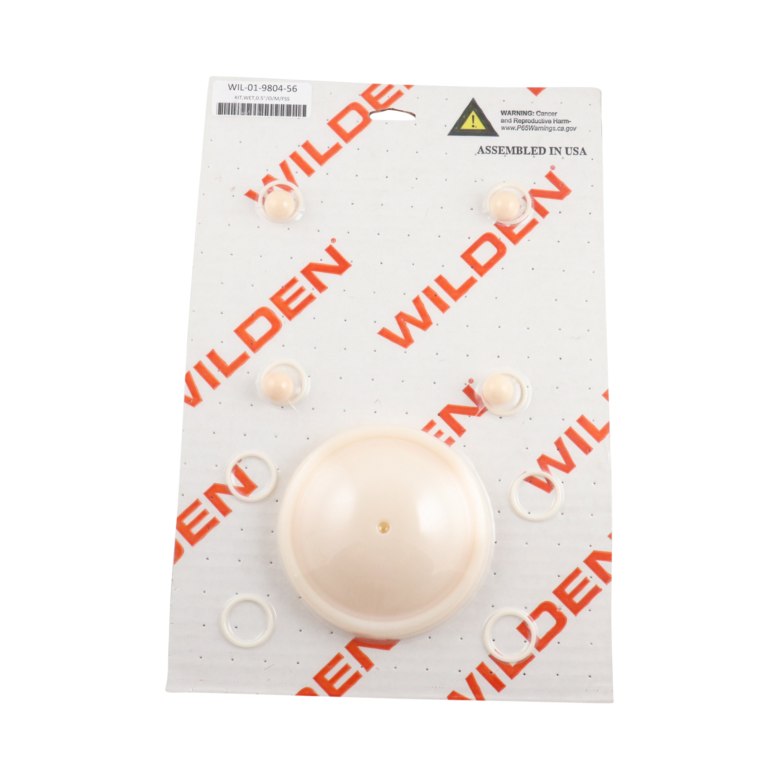 Wet Repair Kit, 0.5-inch, original metal construction, Saniflex material, manufactured by Wilden
