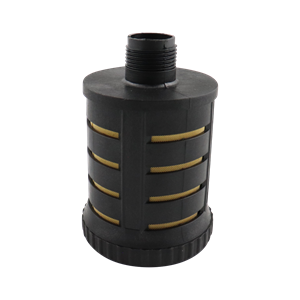 Muffler for 0.75-inch applications, manufactured by Wilden.