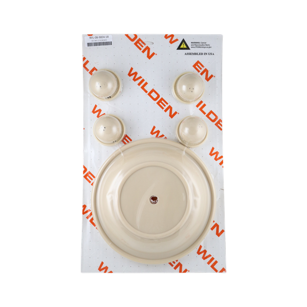 Repair Kit, wet-side, 2-inch combo metal version, Wilflex material, compatible with Wilden pumps.