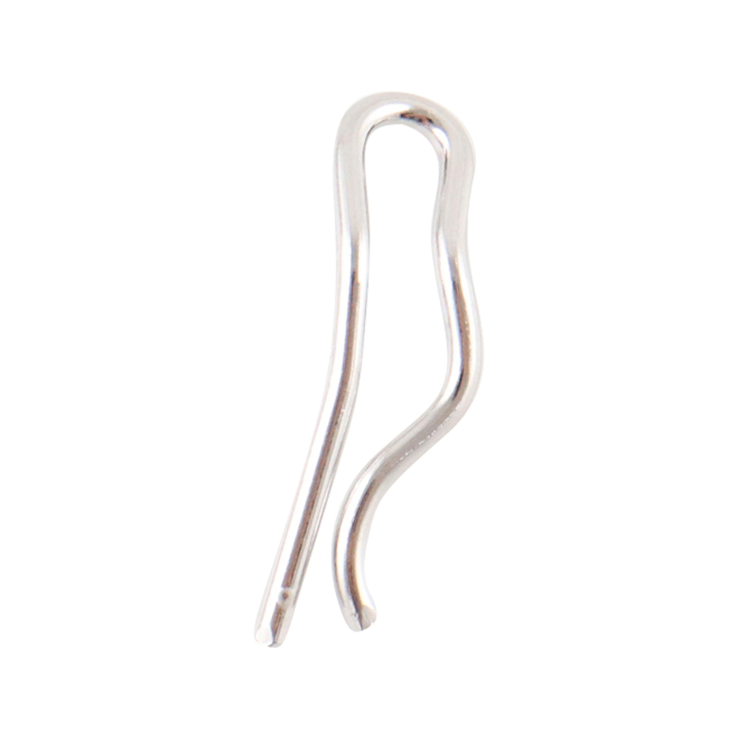 Lock Clip, designed for Tri-Clover valves, 0.375-inch size, .080-inch diameter, made of 304 stainless steel.