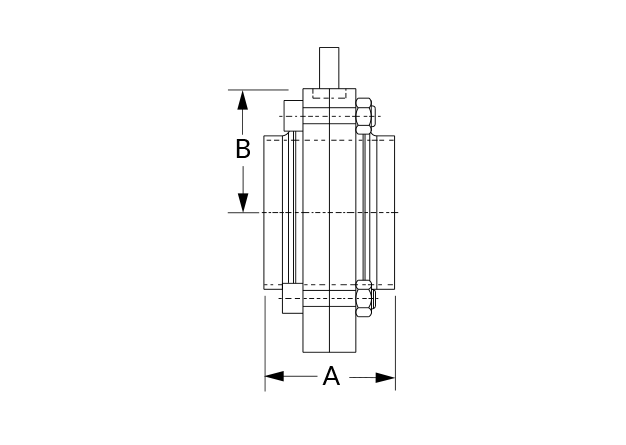 LKB BW No Handle Dimensional Diagram