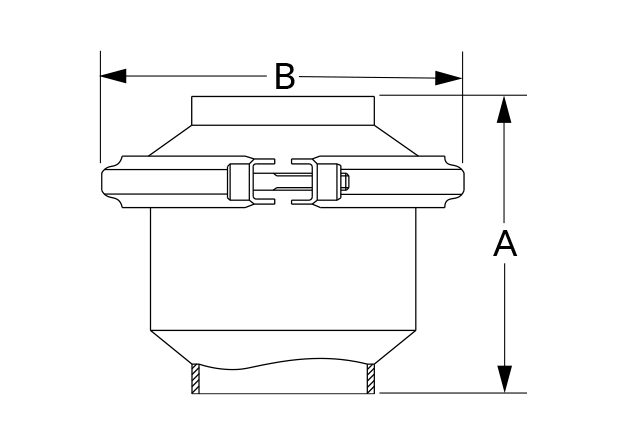 LKC-2 BW Dimensional Diagram