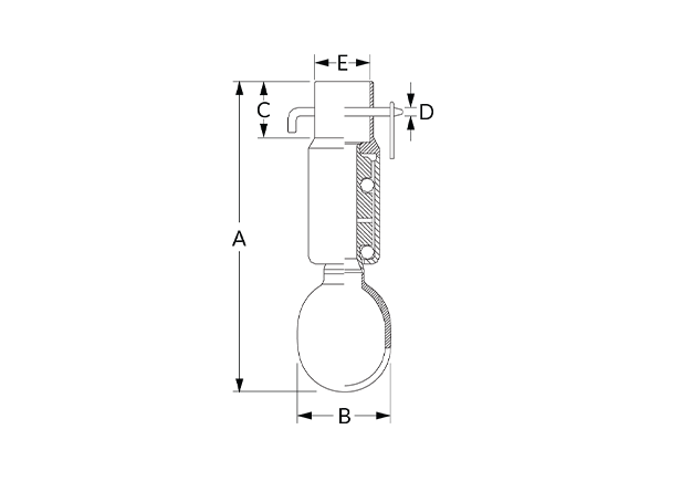 TE Dimensional Diagram (Clip)
