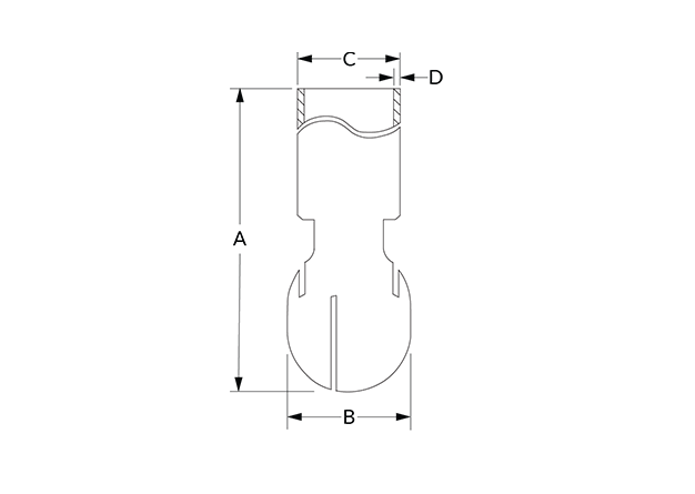 TE Dimensional Diagram (Weld)