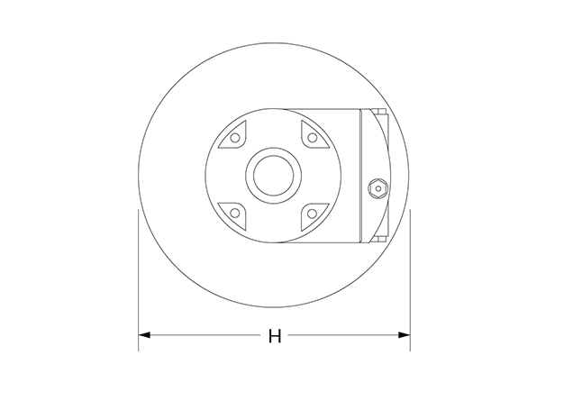TJ20G Dimensional Diagram (Dimension H)